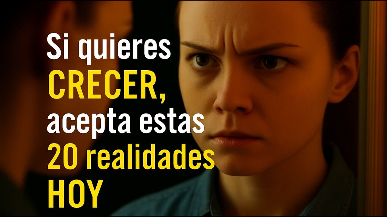 Si quieres CRECER, acepta estas 20 realidades hoy mismo
