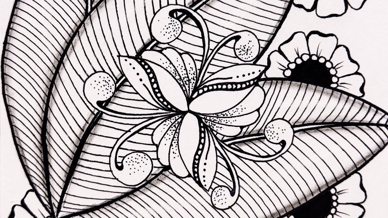 ‼️Super Cool Zentangle Pattern‼️Step by Step Drawing Tutorial || Guide 禪繞畫基本圖形