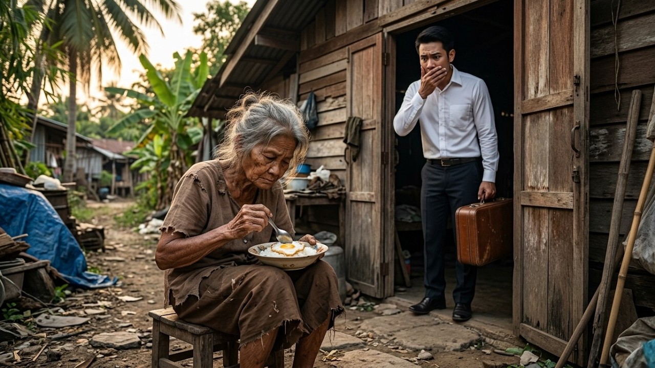 มหาเศรษฐีกลับมาจากต่างประเทศ และพบว่าแม่ของเขาอาศัยอยู่ในบ้านร้าง!