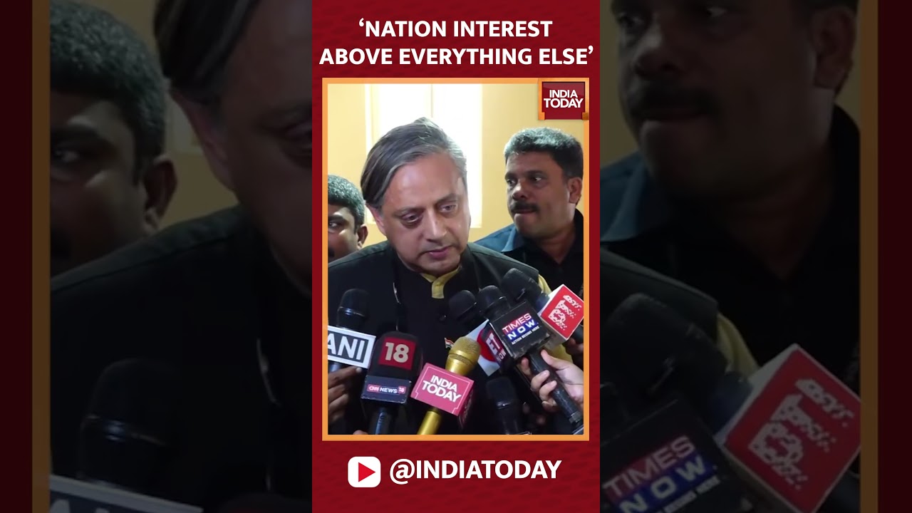 Shashi Tharoor's First Reaction On All-Part Delegation Presented By The Central Government | #shorts