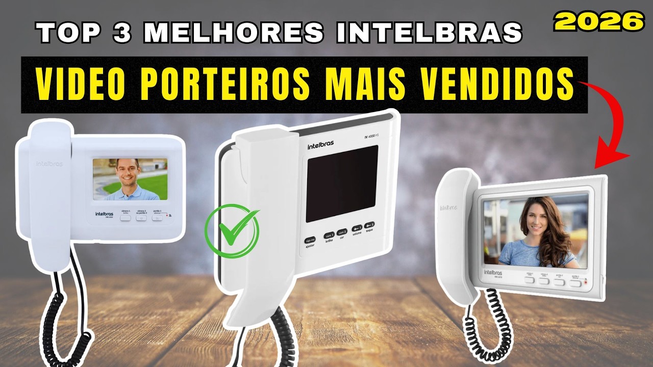 Vídeo Porteiro Intelbras Vale a Pena? Comparei 3 Modelos de Interfone com Câmera Intelbras!