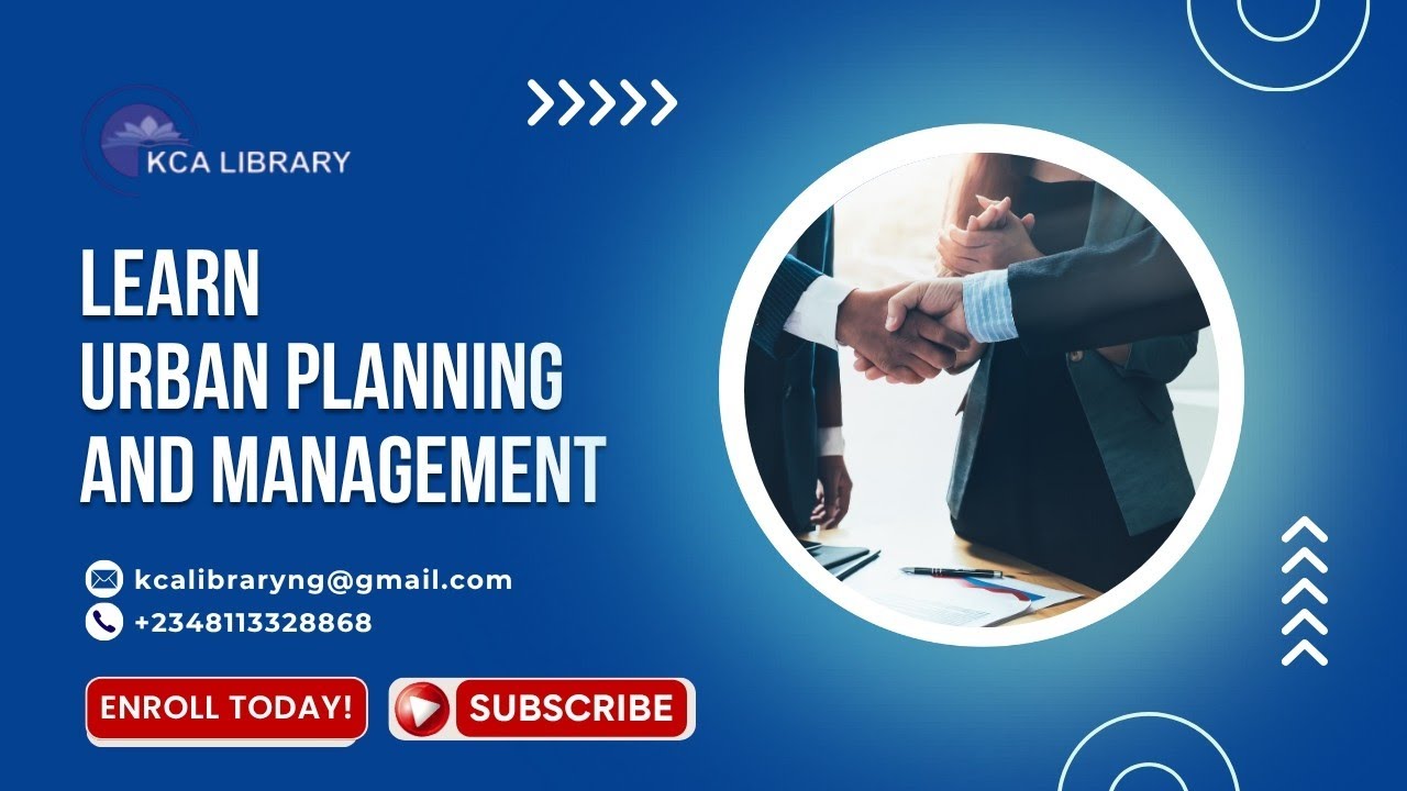 Urban Planning and Management (Urban Planning Laws)