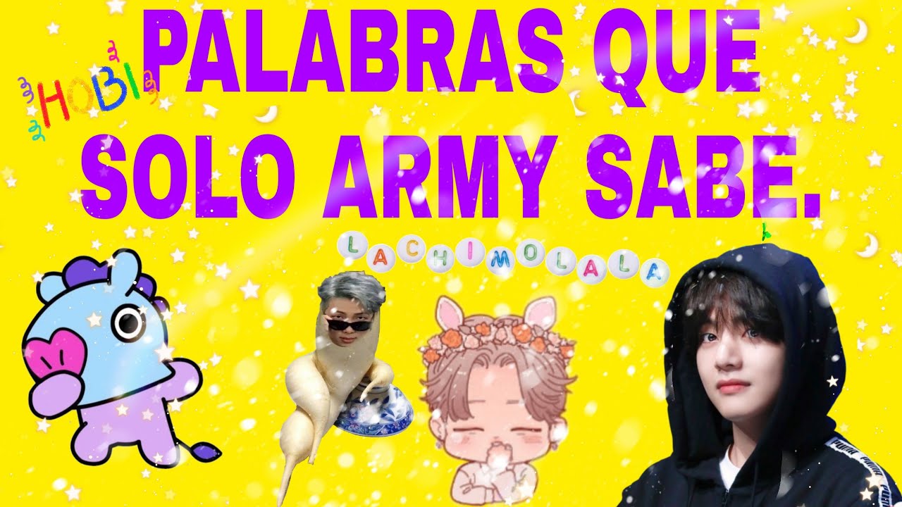 #Army #Bts #Lachimolala  💜Cosas Que Solo Army Sabe De Bts//Palabras Que Solo Army Entiende