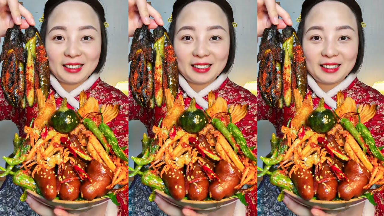 Today’s Feast: Squid Tentacles, Fatty Baby Pumpkin, Eggplant & Pig’s Tail – So Delicious!