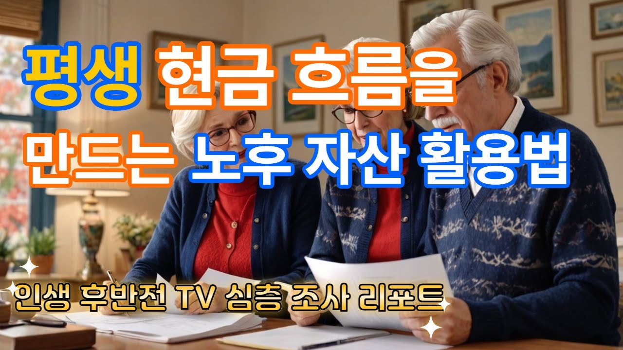 평생 현금 흐름을 만드는 노후 자산 활용법 노후 준비