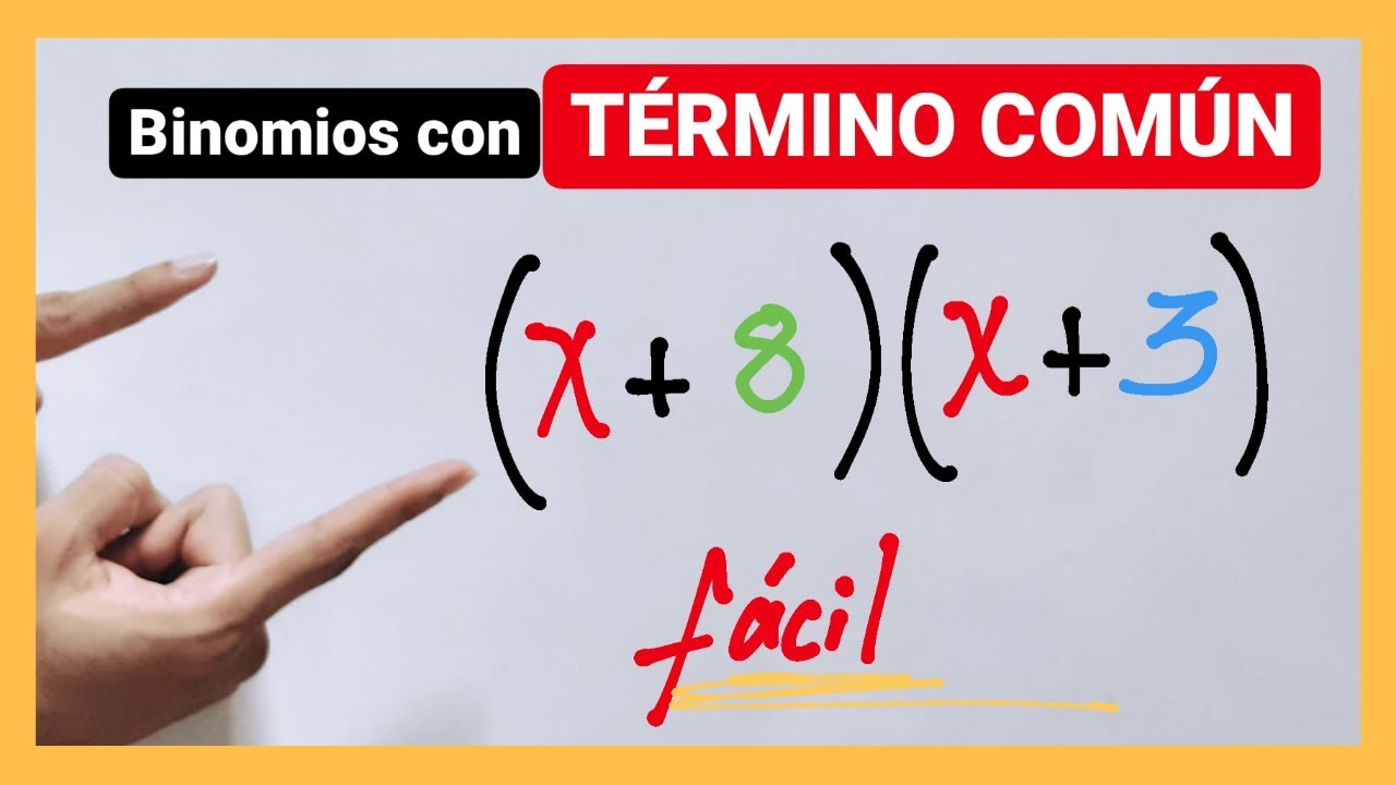 Binomios con un término común Fácil 👨‍🏫