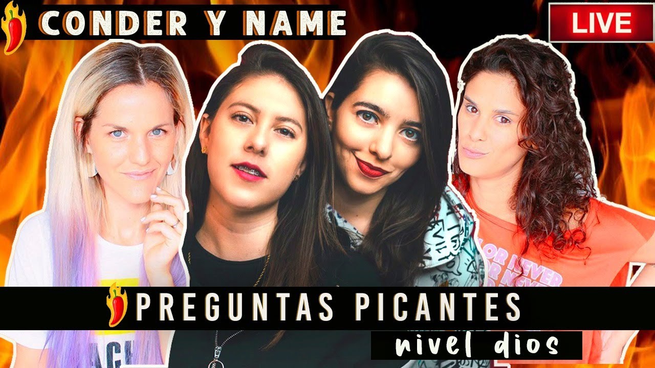 Preguntas Picantes NIVEL DIOS con CONDER Y NAME (VIVO) 🔴