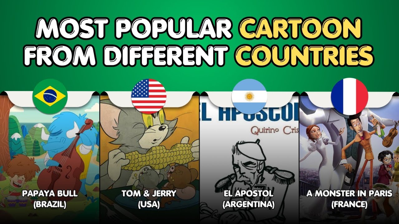 10 Must-Watch Cartoon Movies from Different Countries! 🌍🎬