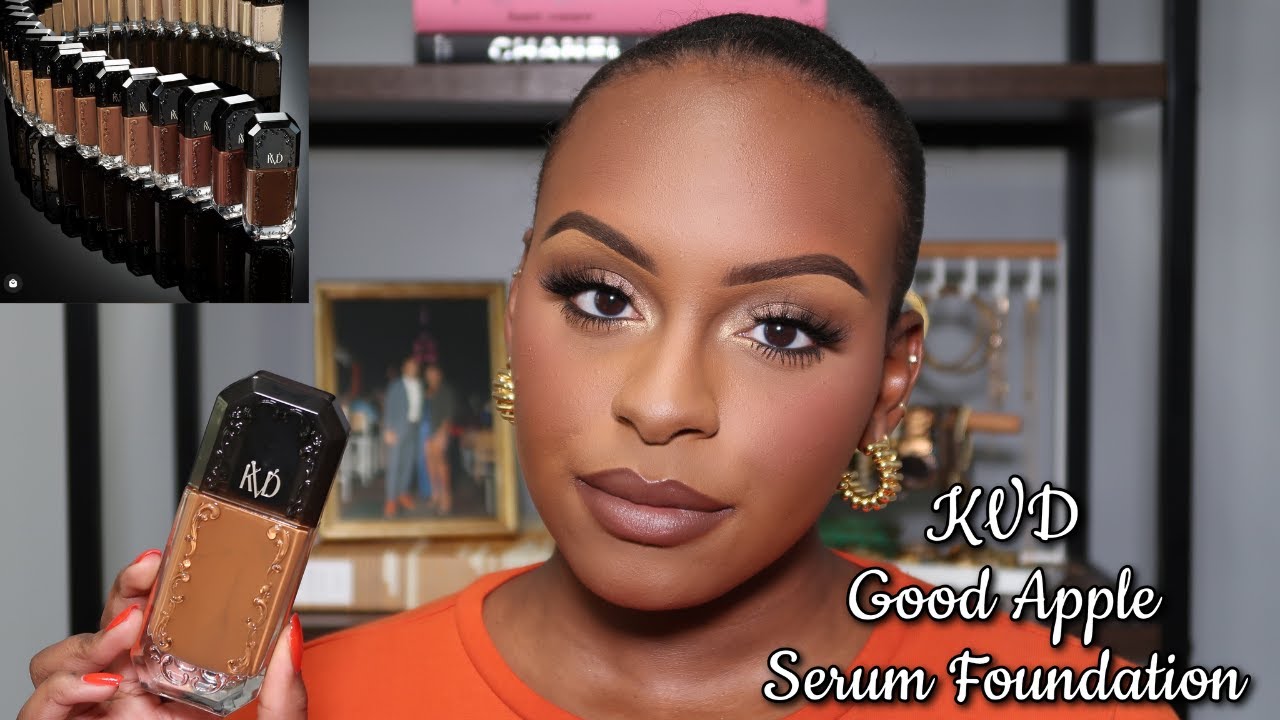 KVD GOOD APPLE SERUM FOUNDATION| Best New Matte Foundation??? In Depth Review | Lawreen Wanjohi