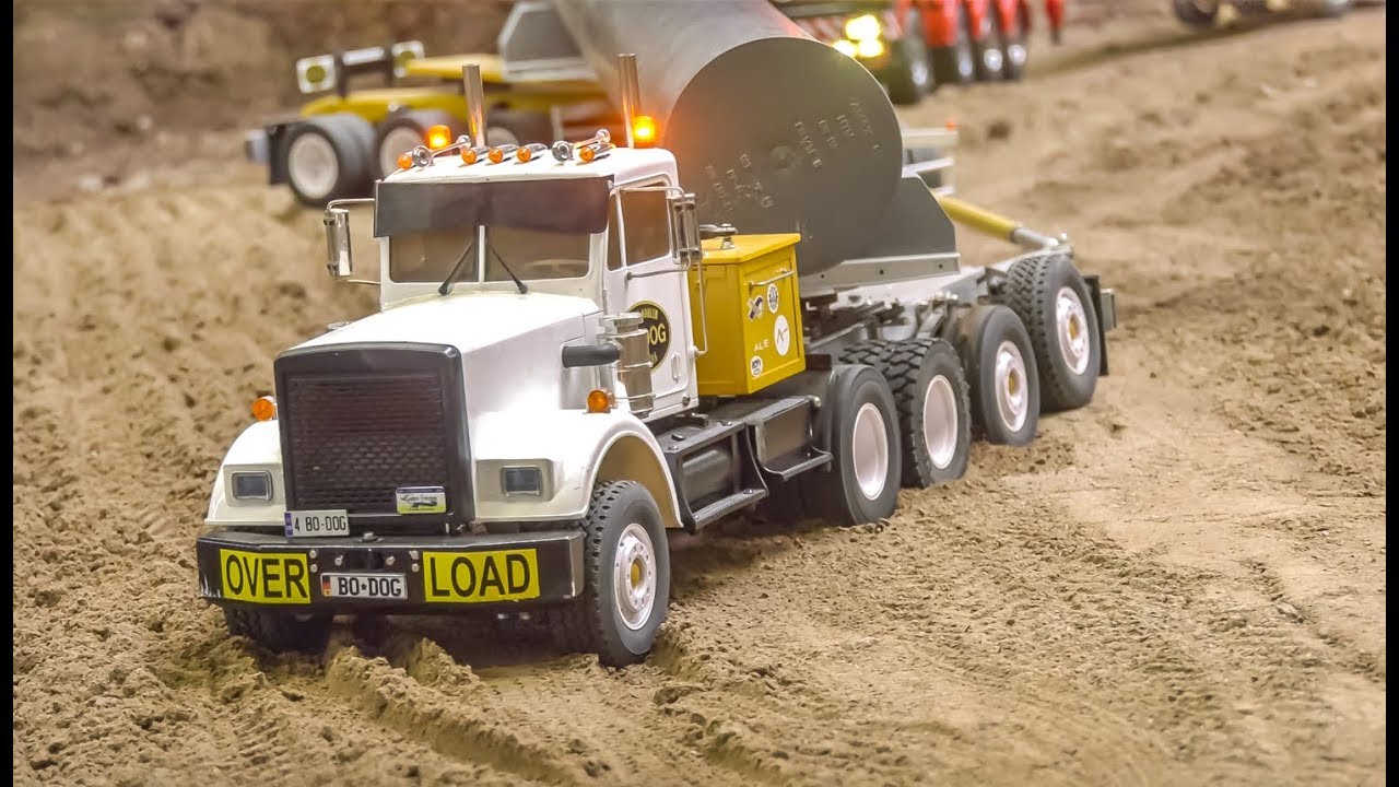 AWESOME RC Tractors! Buses! Trucks! Heavy Machines! Heavy load!