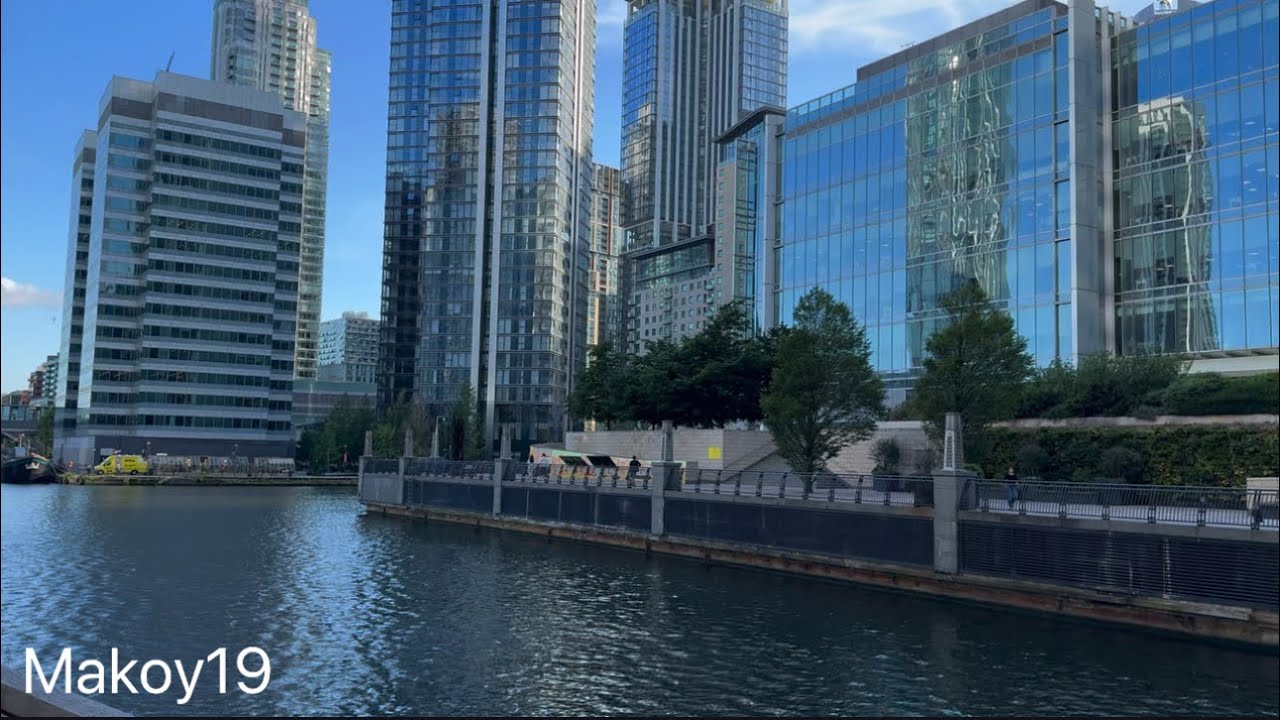 Beautiful Scenery Of Canary Wharf London June 2024
