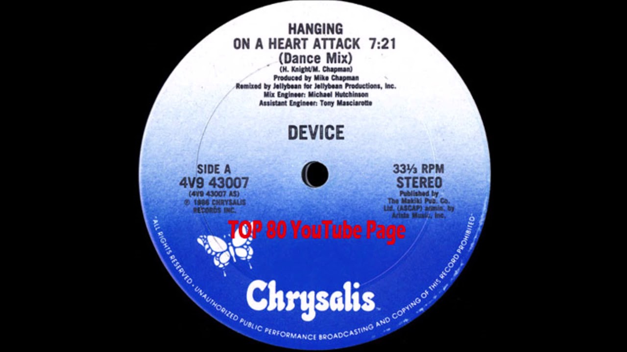 Device - Hanging On A Heart Attack (A John 
