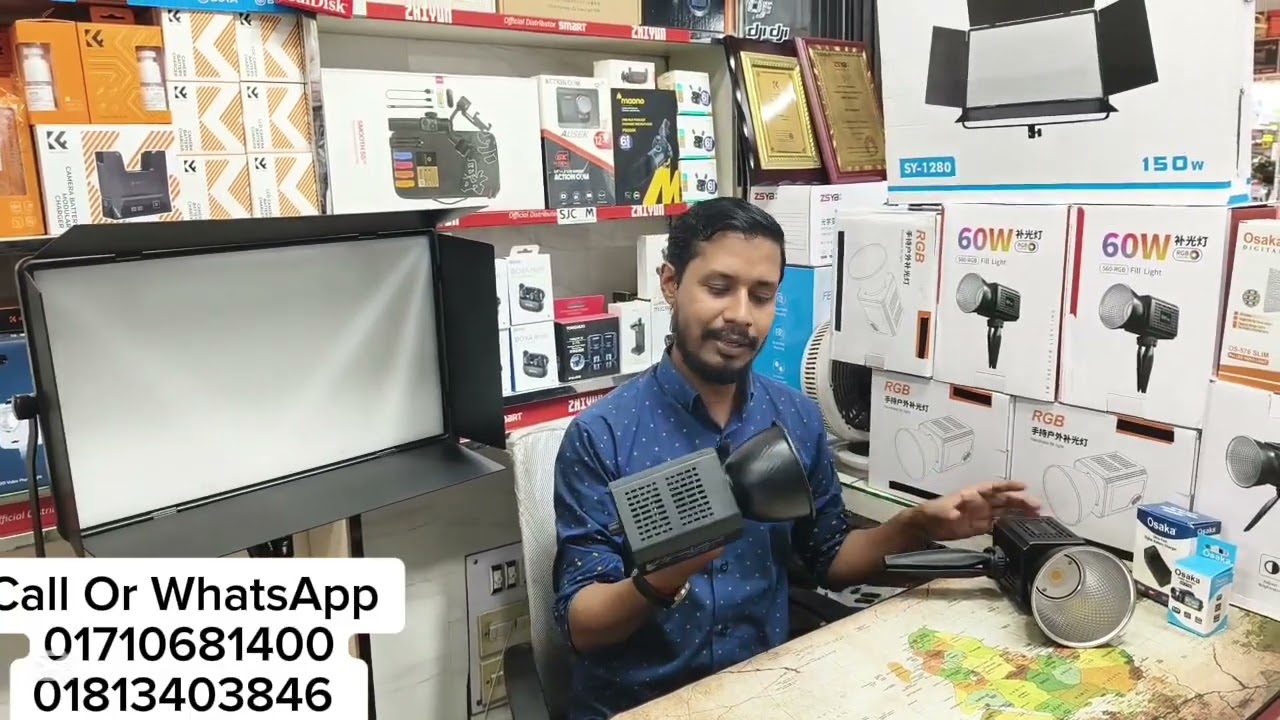 সস্তায় ভিডিও লাইট সেট-আপ কিনুন কম দামে। Low price Video light #softbox #videolight 