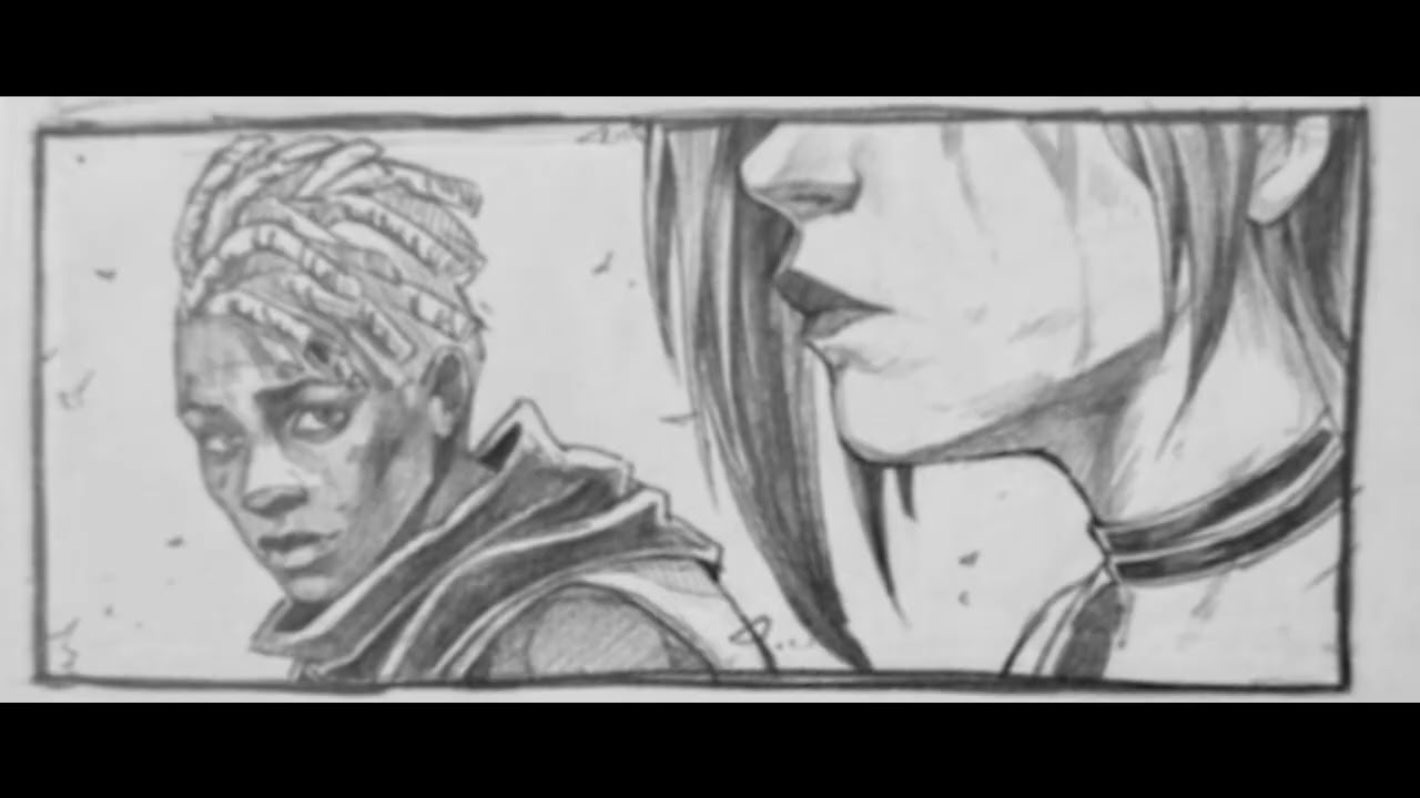 Ekko & Jinx (potential) deleted scene - Arcane Animation - Art by Zhen Qiang