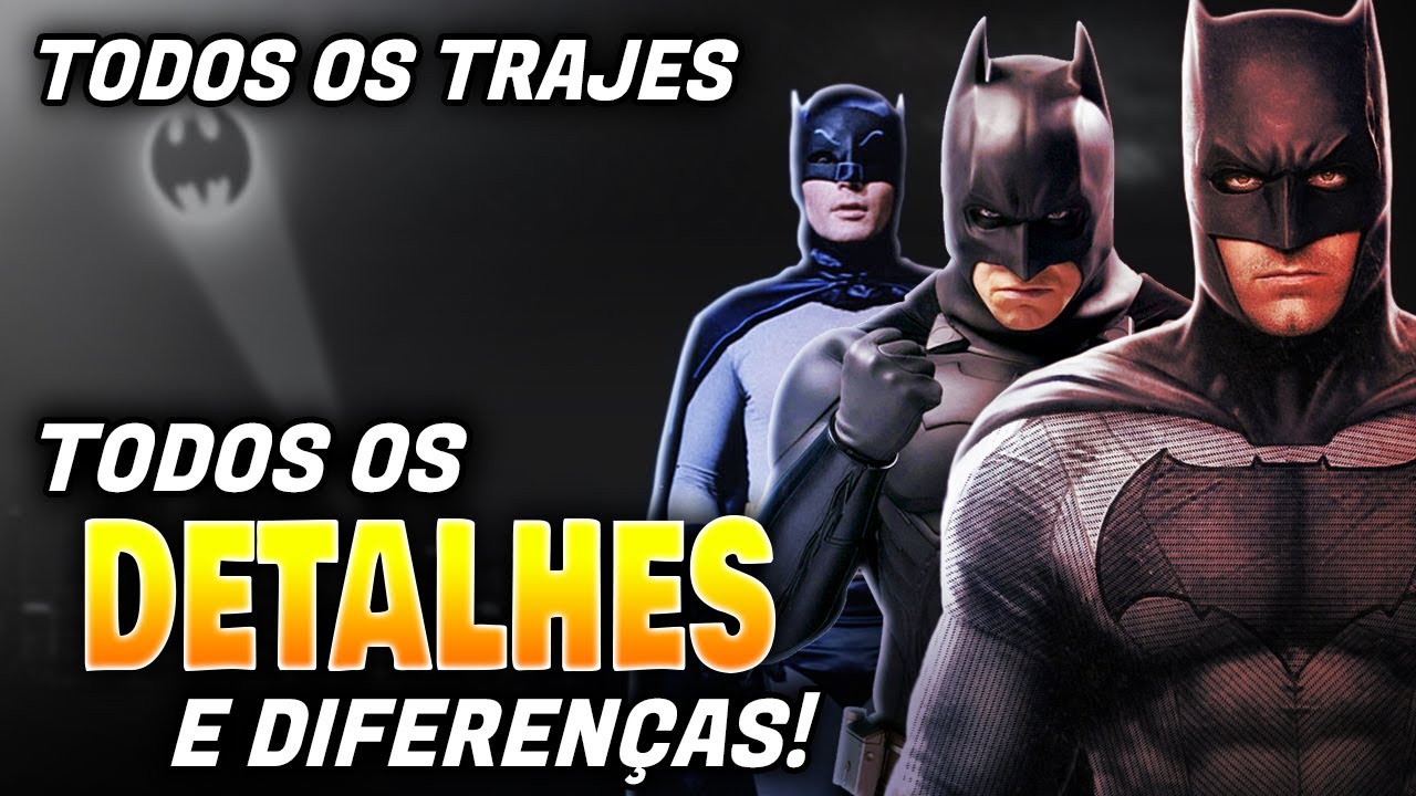 TODAS as ROUPAS do BATMAN e suas DIFERENÇAS!