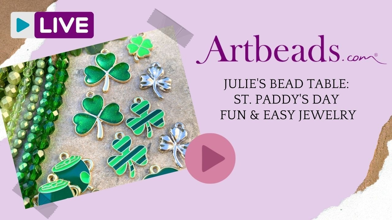 Julie's Bead Table: St. Paddy's Day Fun & Easy Jewelry