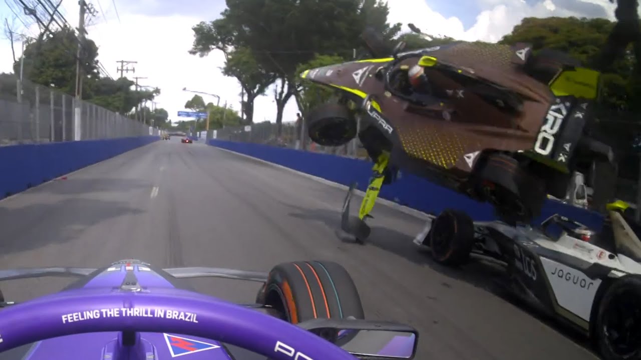 Pepe Martí's Scary Crash | 2025 Google Cloud São Paulo E-Prix