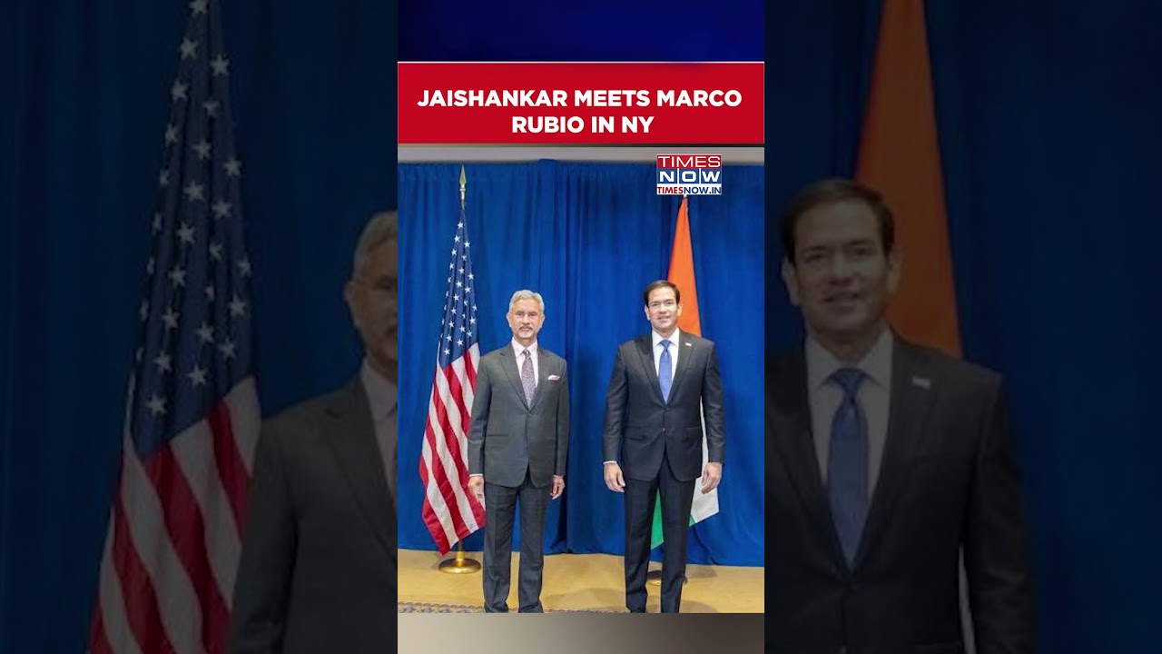 Jaishankar-Rubio Meet In New York, Leaders Discuss Key Issues On UNGA Sidelines #shorts