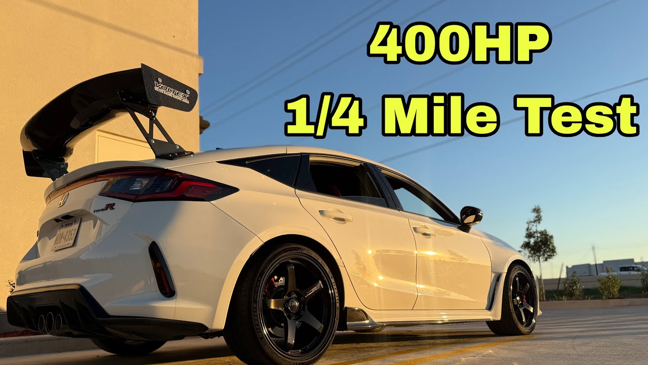 400 л.с. FL5 CIVIC TYPE R 1/4 МИЛИ В МЕКСИКЕ