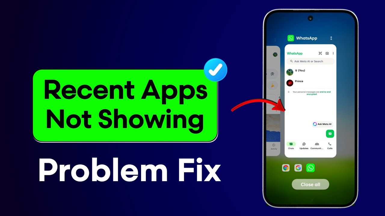 why my recent apps are not showing? | recently uses apps not showing | recent apps missing problem?