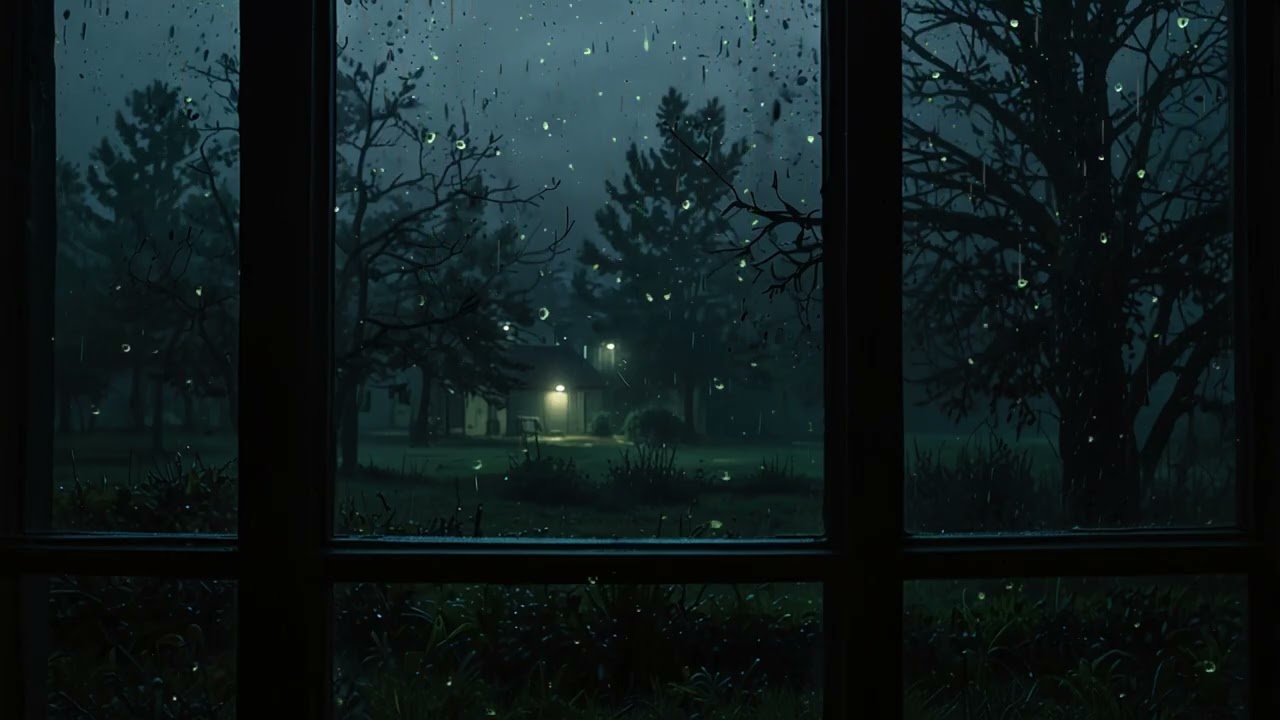 Dark Rainy Night in the Forest  Deep Rain Sounds for Sleep, Relaxation & Anxiety Relief