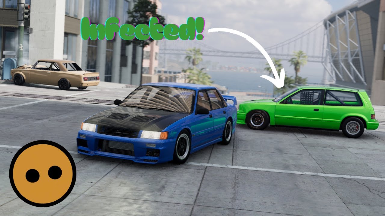 BeamNG Infection with Pinball Physics is CHAOTIC!