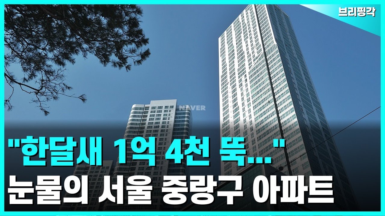 최근 11% 하락한 서울 중랑구 아파트 #아파트순위