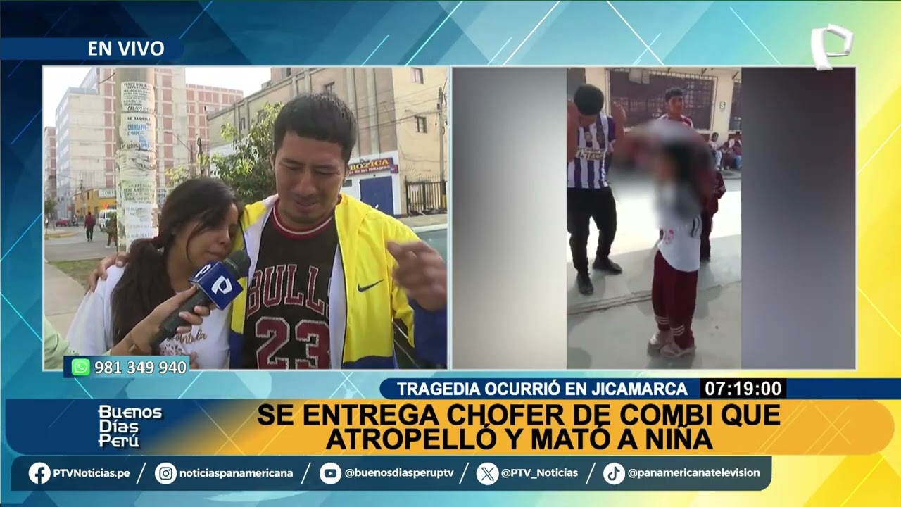 Tragedia en Jicamarca: chofer que mató a niña se entrega a las autoridades