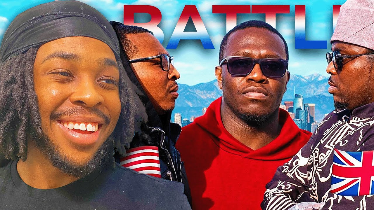 Drippy Reacts to UK VS USA RAP BATTLE - FT. SUPAHOTFIRE & MONKWEH