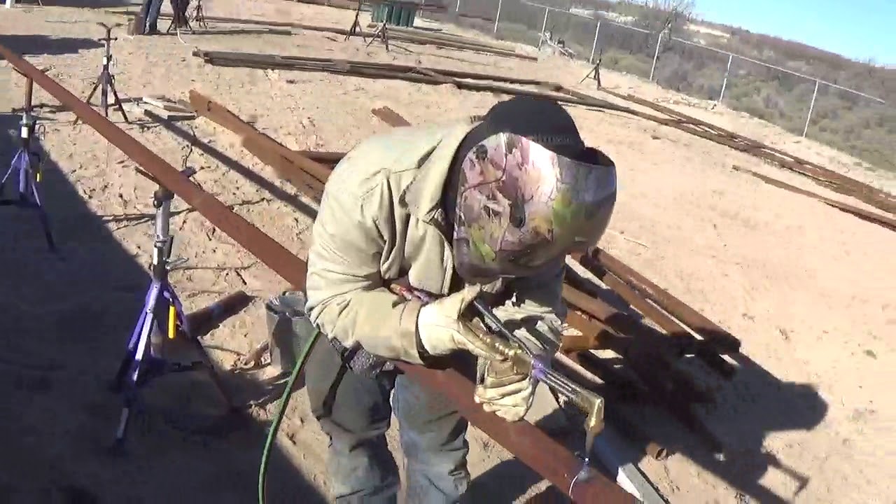 learning to weld in the field- Being a welder helper