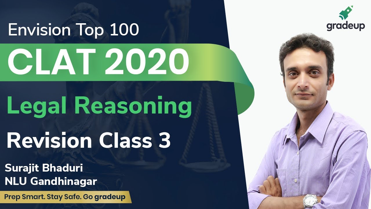 CLAT 2020 | Revision Class 3 | Legal Reasoning | Law Entrance Exam | Surajit Bhaduri | Gradeup