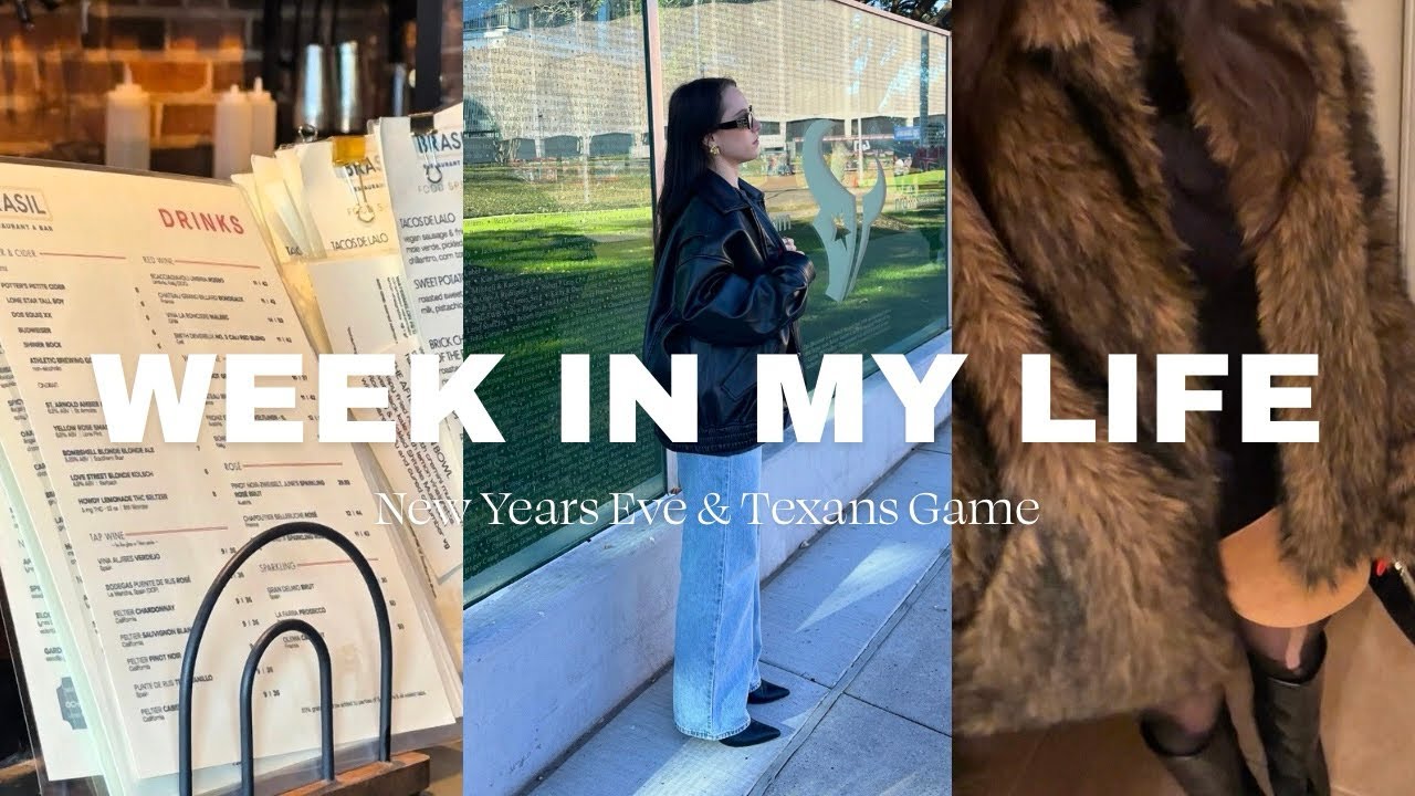 Weekly Vlog: NYE party and My First Texans Game 