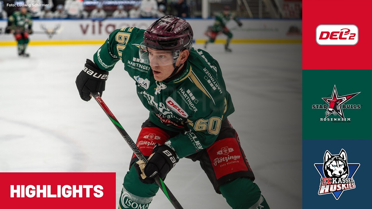 DEL2: Starbulls Rosenheim vs EC Kassel Huskies | Highlights