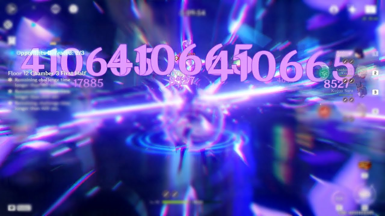 Spiral Abyss 2.8 12-3-1 in 7 Seconds with Hypercarry Raiden (Speedrun)
