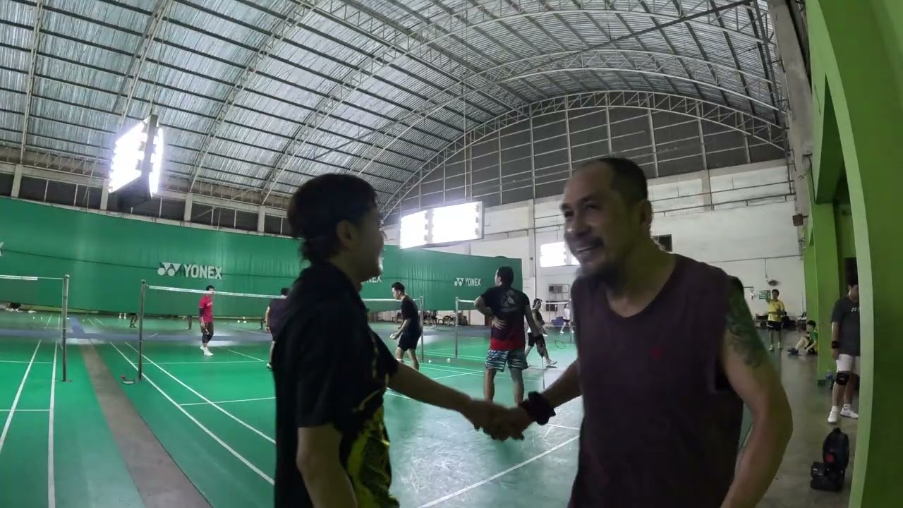 #เพิ่มสุข [Drunker Badminton] Game2 Beer Not VS Touch Ya   4K