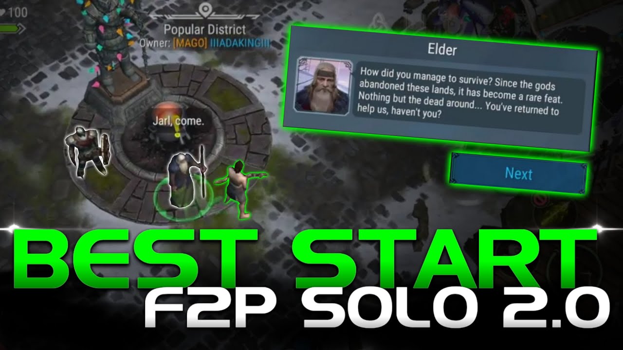 BEST POSSIBLE START! F2P SOLO 2.0 Frostborn! Ep. 1