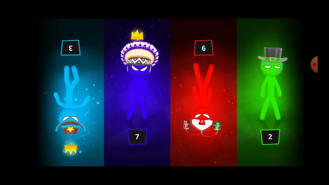 Stickman Party - Tournament Mode 1234 Random Player | Gameplay | Part 35.