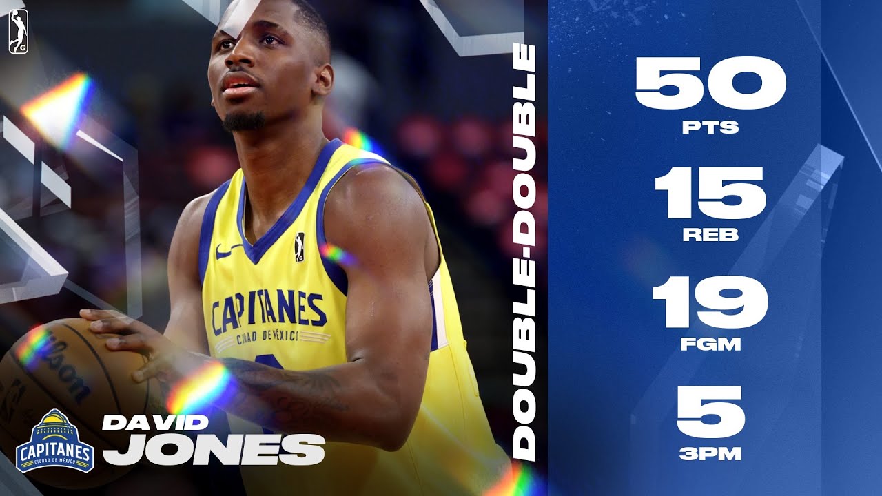 David Jones Drops Stellar Double-Double Performance 50 PTS + 15 REB