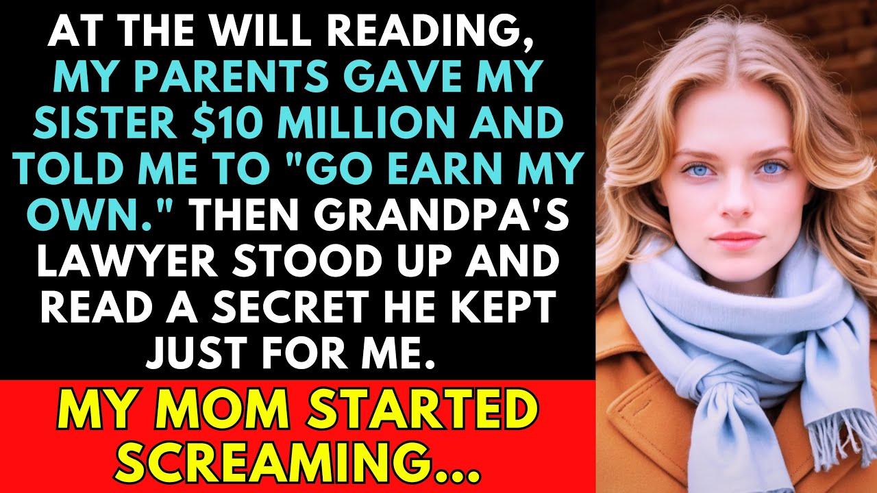 Parents Gave Sister $10M, Told Me “Earn Your Own”—Grandpa’s Secret Changed Everything