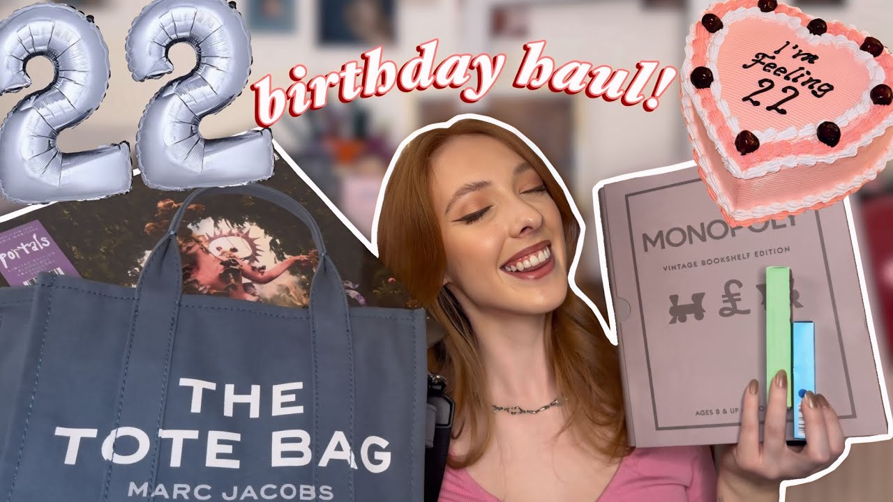 What I Got For My 22nd Birthday *Vinyl, Marc Jacobs, Jewellery + More!* 🎀🤍🍒