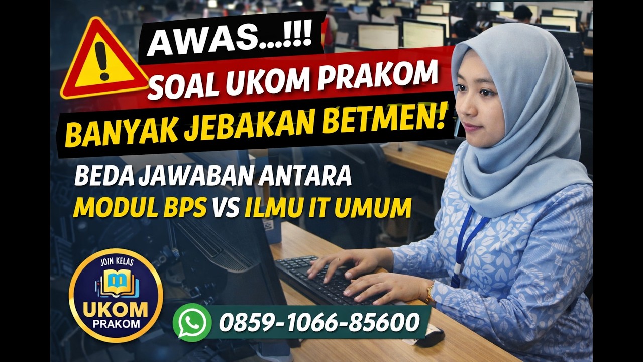 🚨 AWAS…!!! Soal UKOM Prakom Banyak Jebakan Betmen!
