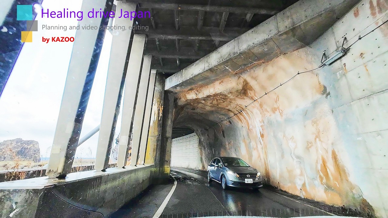 Authentic Tohoku: Driving Along the Gray Skies and Cold Sea of Aomori  ASMR ⛄️13