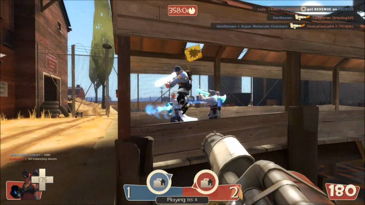 Team Fortress 2- 2fort- Pyro gameplay