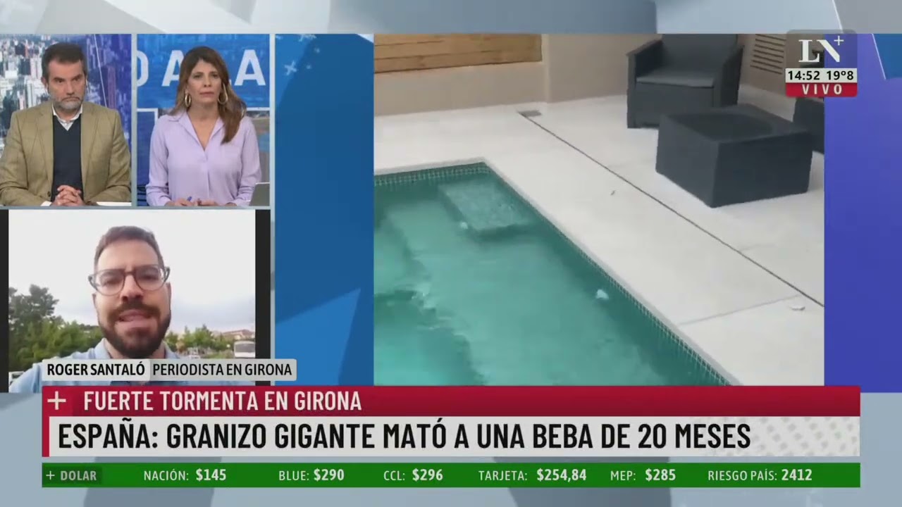 Espa&ntilde;a: granizo gigante mat&oacute; a una beba de 20 meses