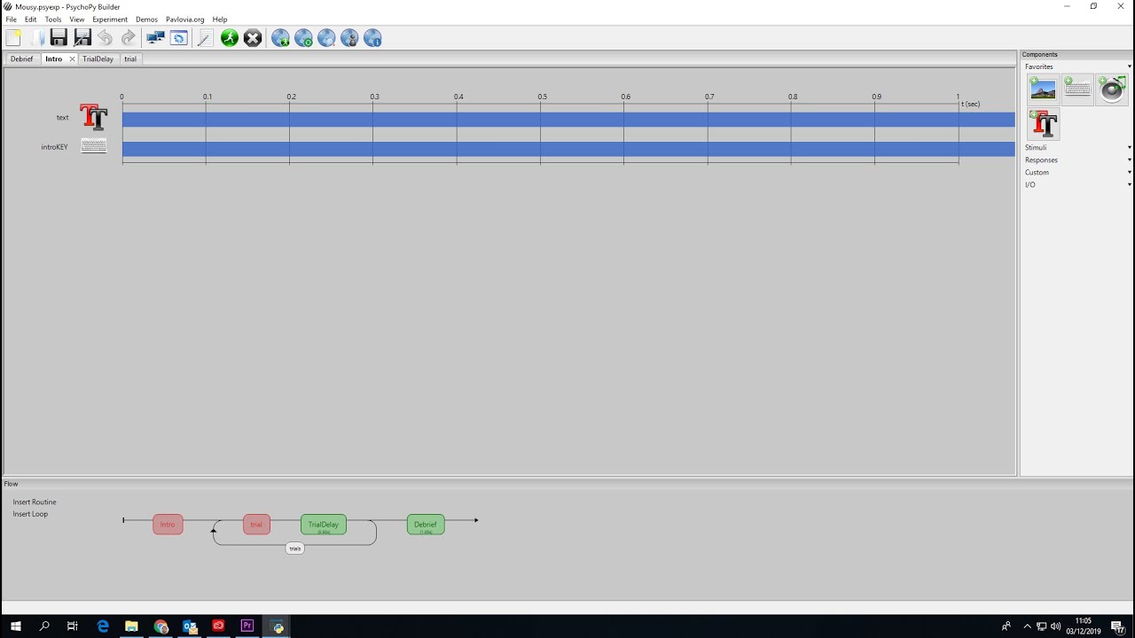 Audio Feedback with Psychopy3 (Stroop)
