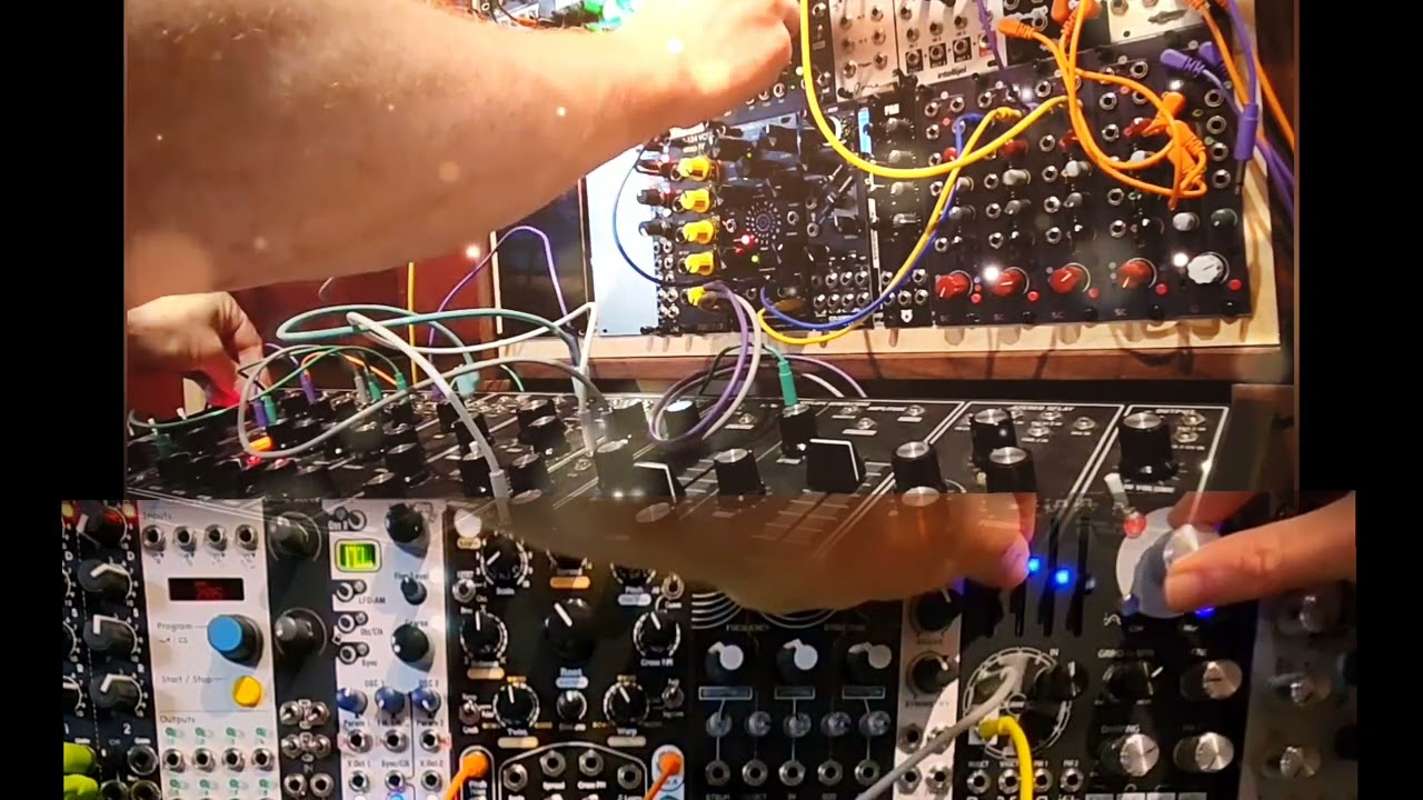 Dark Astronomy -- drones & noise w/ Moog Matriarch, 4ms Ensemble, Angle Grinder