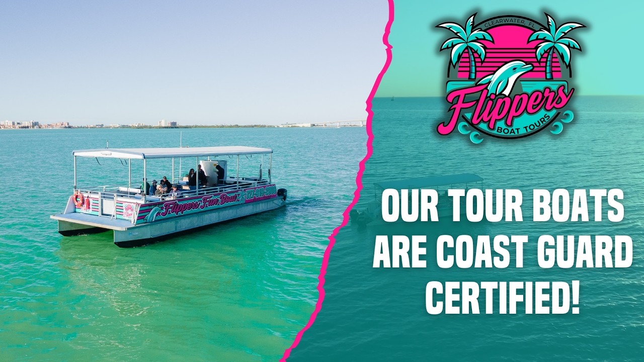 Our Tour Boats Are Coast Guard Certified! | Flippers Fun Boat