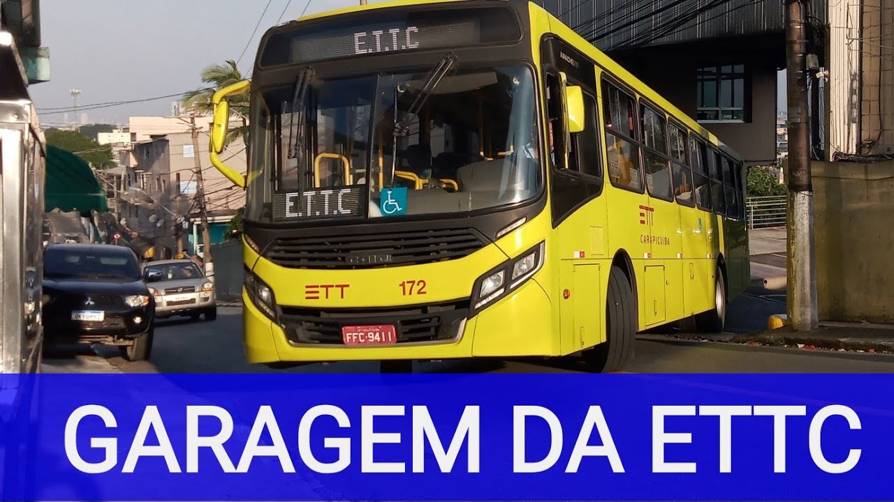 Garagem da ETT Carapicuíba - Movimentação de Ônibus