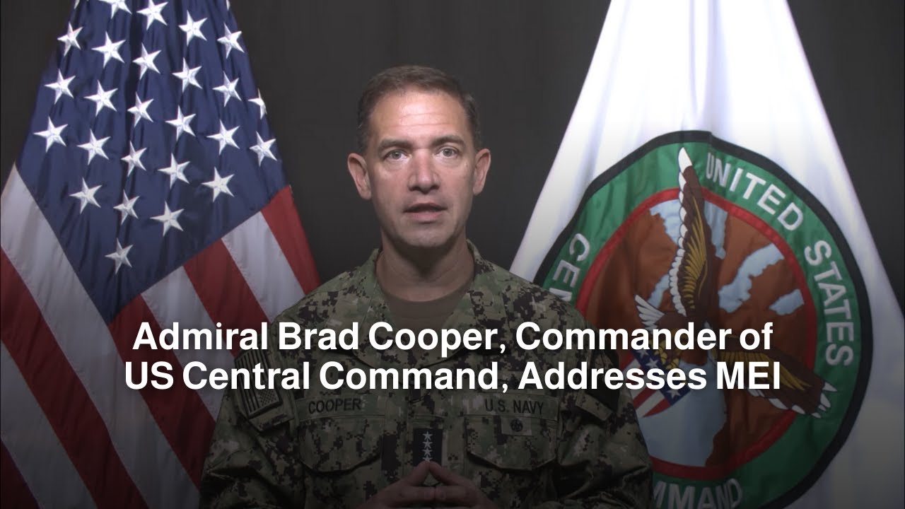 Admiral Brad Cooper, Commander of US Central Command, Addresses MEI at Conference on Syria
