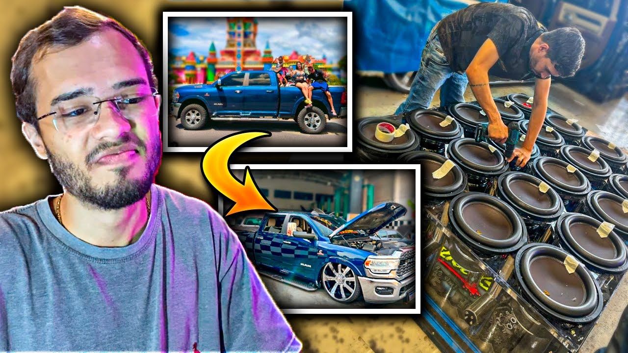 TUDO Sobre a DODGE RAM MAIS BAIXA do BRASIL !! *LOTADA DE SOM*